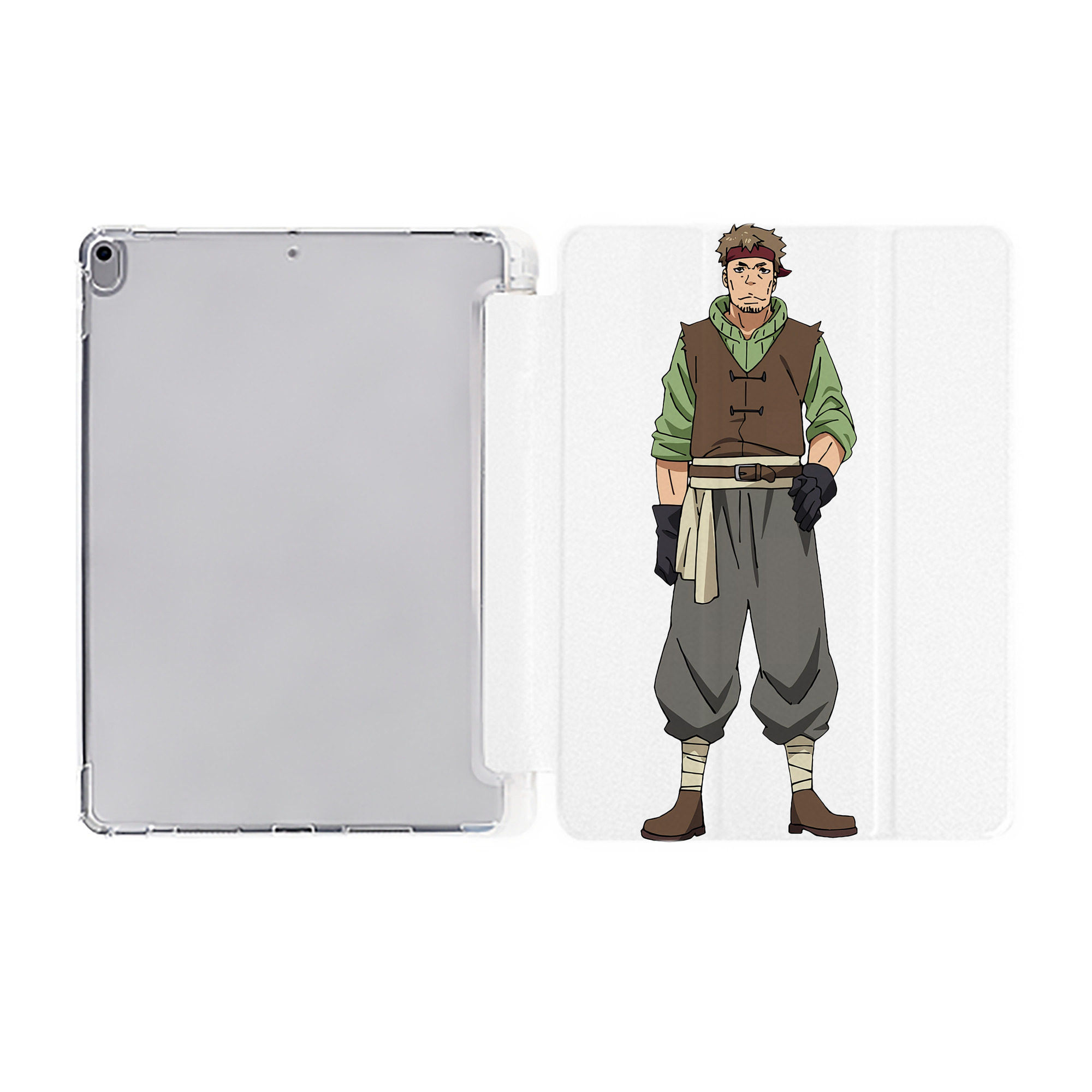 （画像用） 転スラ Regarding Reincarnated to Slime IPad ケース ペン収納付き 三つ折りスタンド PUレザー×シリコン 対応機種9.5/10.5/10.9インチ